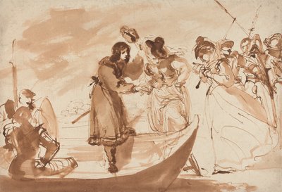 Mary, Queen of Scots, Embarking by William Lock Ii